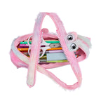 Estuche de Faber-Castell Furry Monster Rosado y Amarillo