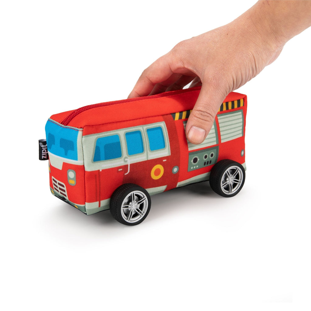 Estuche  Carro de Bomberos Rojo