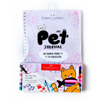 Set Diario Mascota Pet Journal Gato + lápices Faber Castell