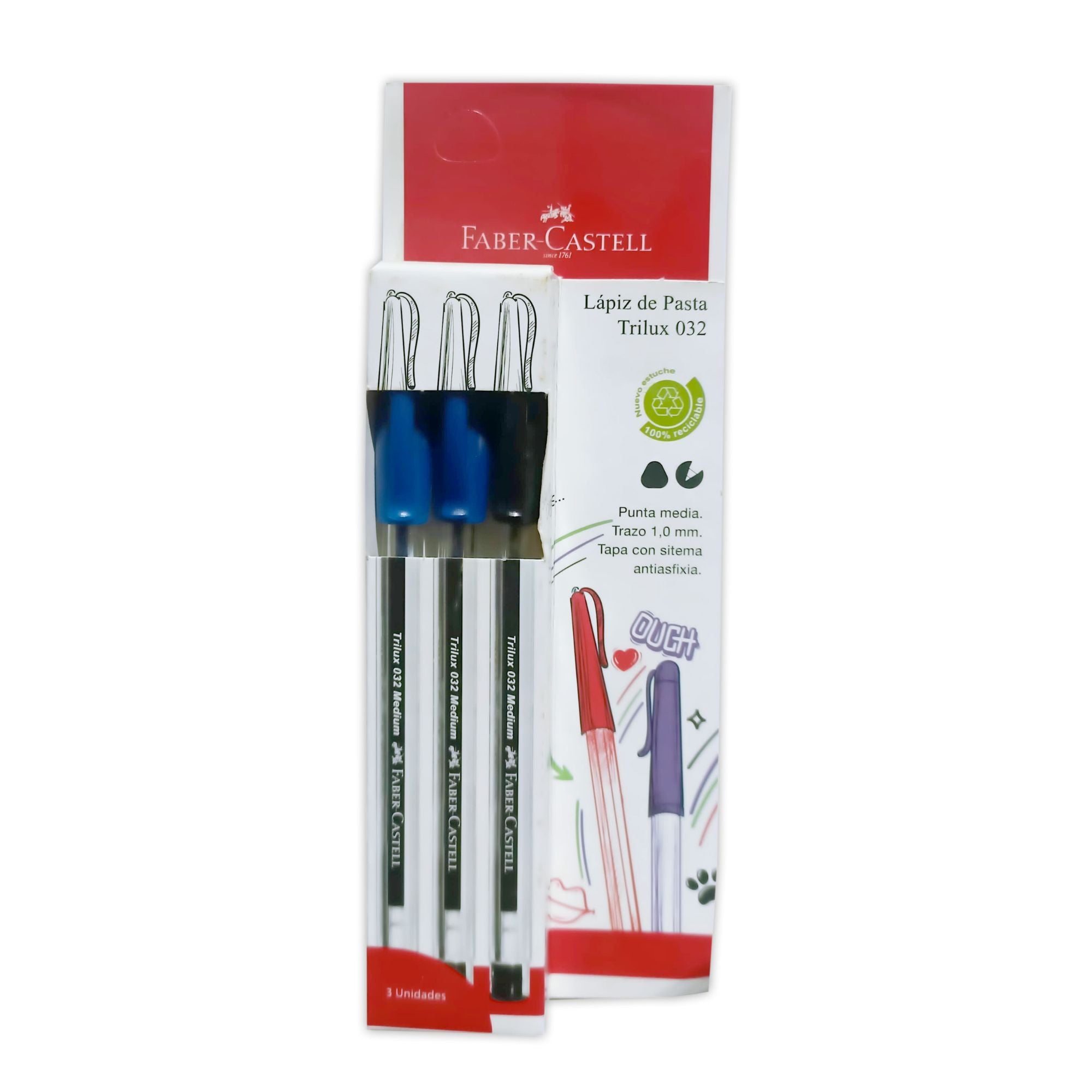 Bolígrafo Trilux 032 Faber-Castell M az x2 ng X3 BC
