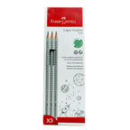 Lápiz grafito Eco Grip Faber-Castell 2001B x3 BC