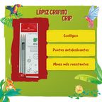 Lápiz grafito Eco Grip Faber-Castell 2001B x3 BC
