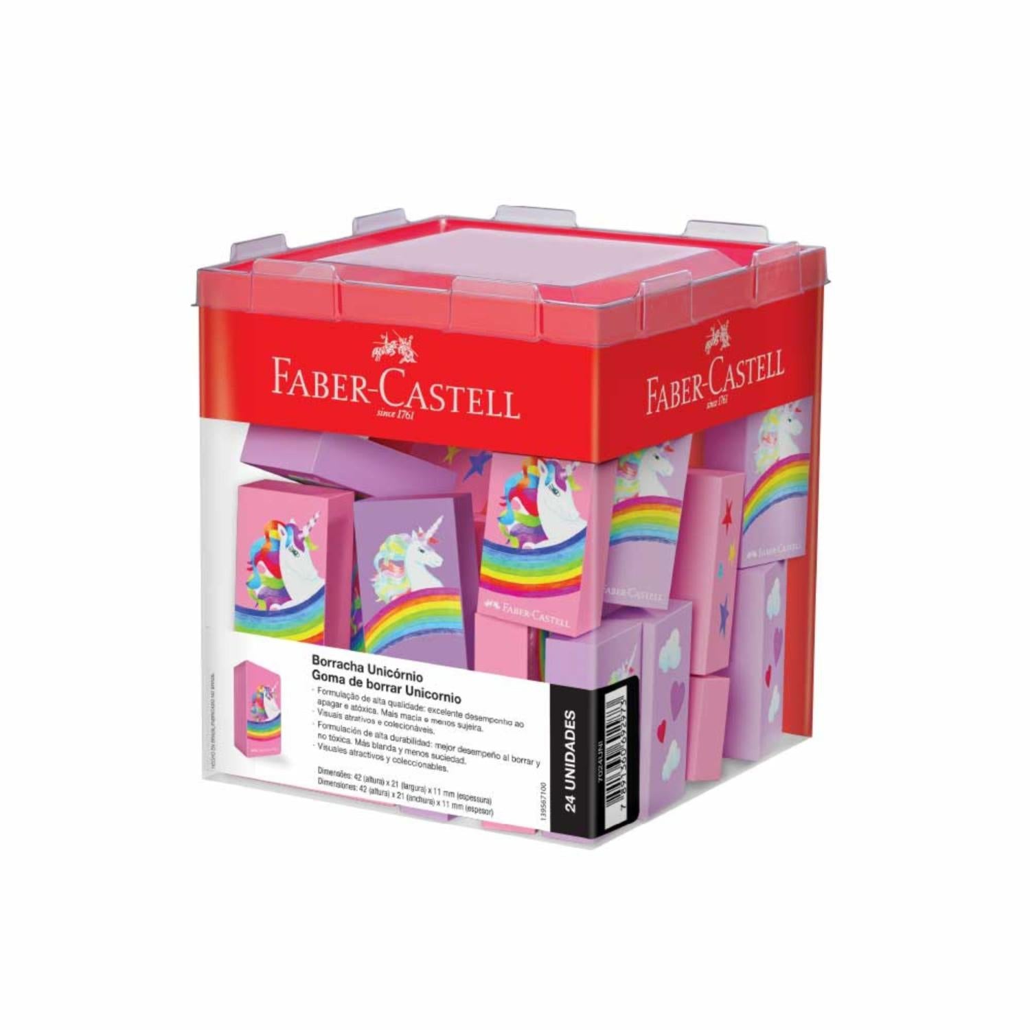 Goma s/borrar Faber-Castell Unicornio dyx24