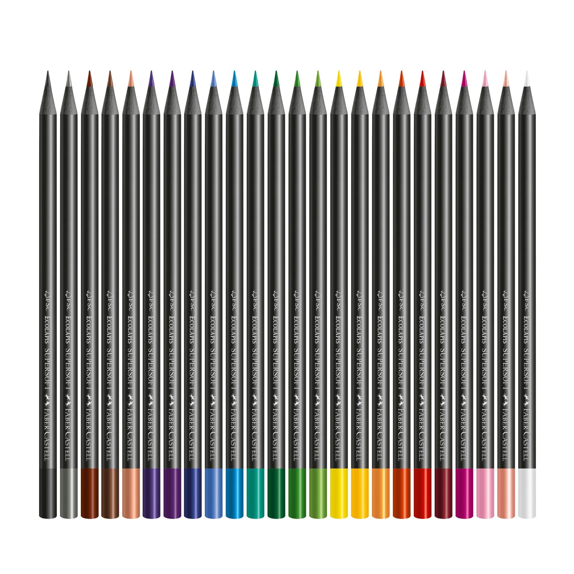Ecolápices Faber-Castell Supersoft x24