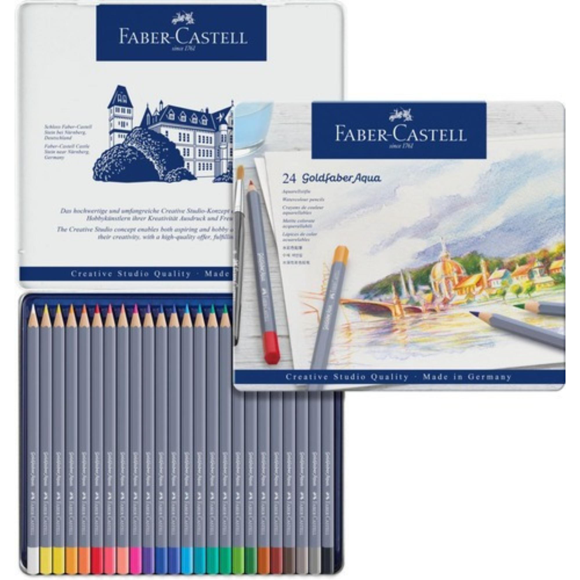 Lápiz Acuarelable Goldfaber Faber-Castell x24 Colores