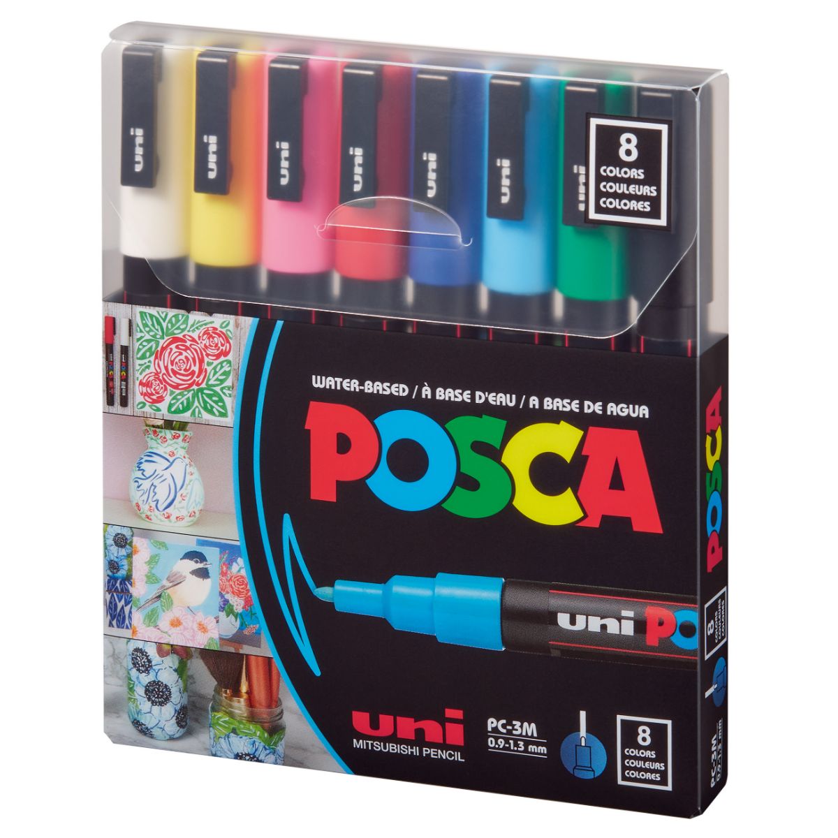 Set Marcadores POSCA 3M 8 Colores