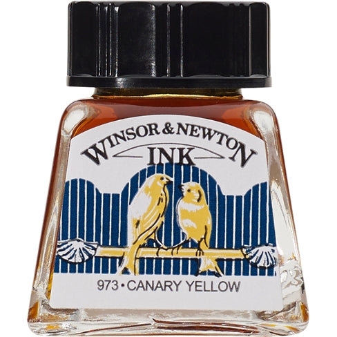 Tinta Para Dibujo Winsor & Newton 14ml - Varios Colores Negro