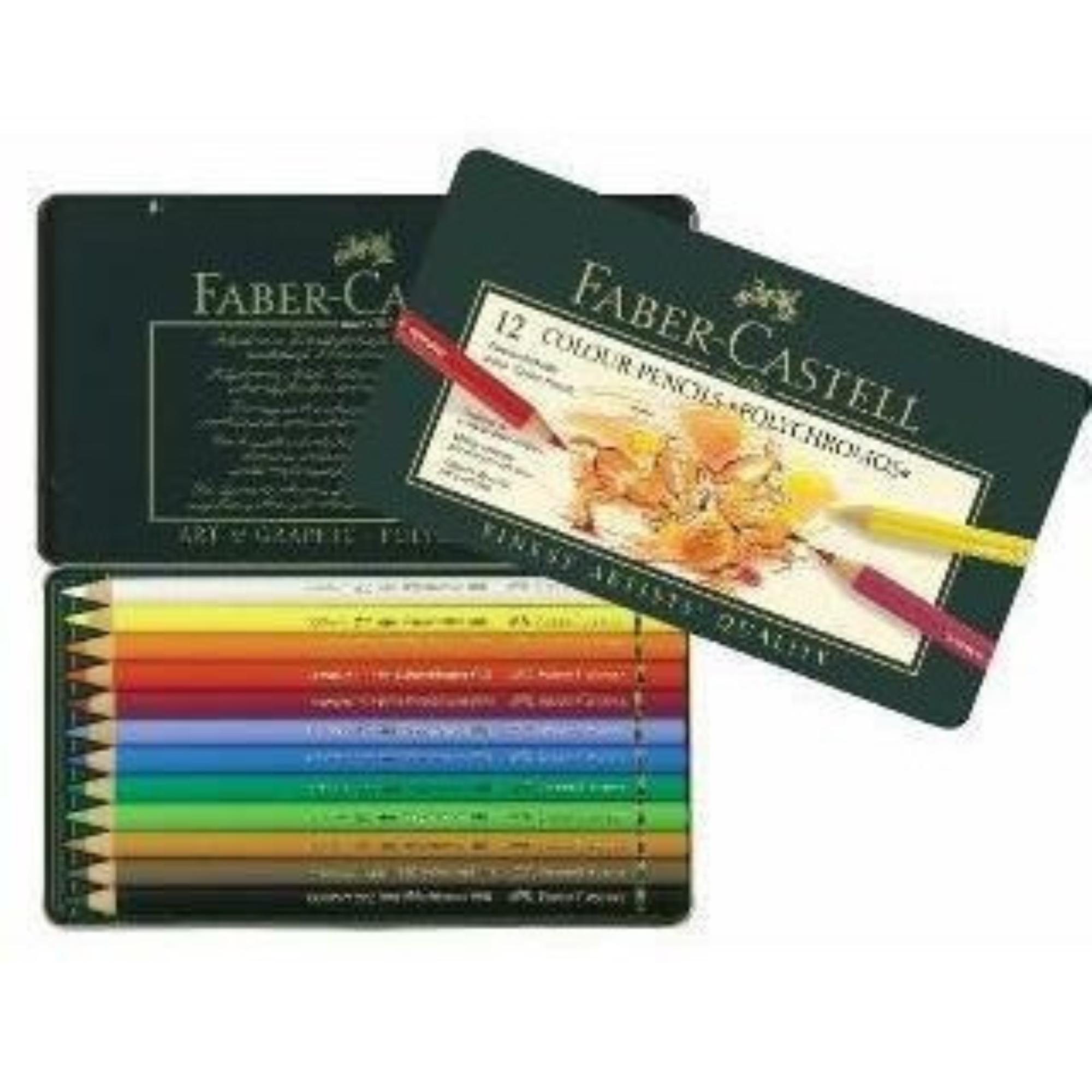 Lata EcoLápices Polychromos Faber-Castell x12 Colores