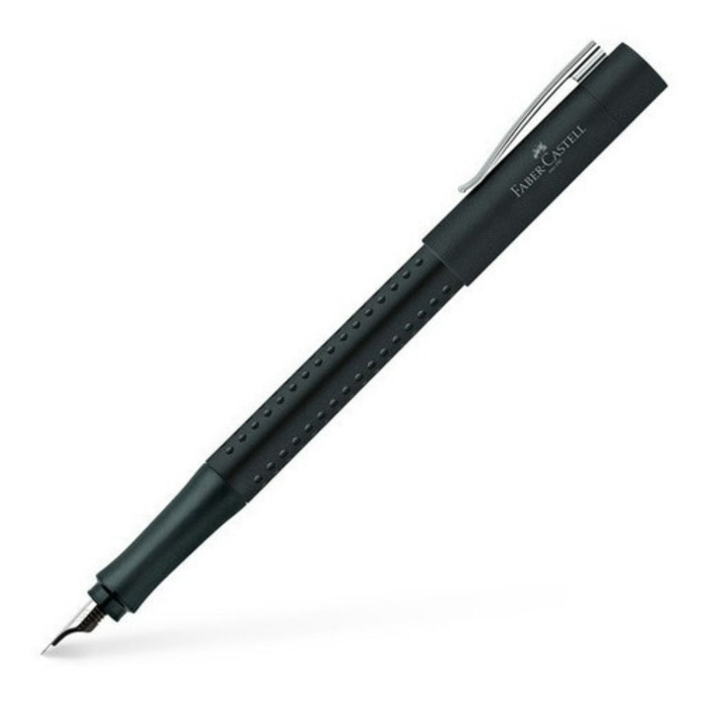 Pluma Estilográfica Grip 2011 M Negro Faber-Castell