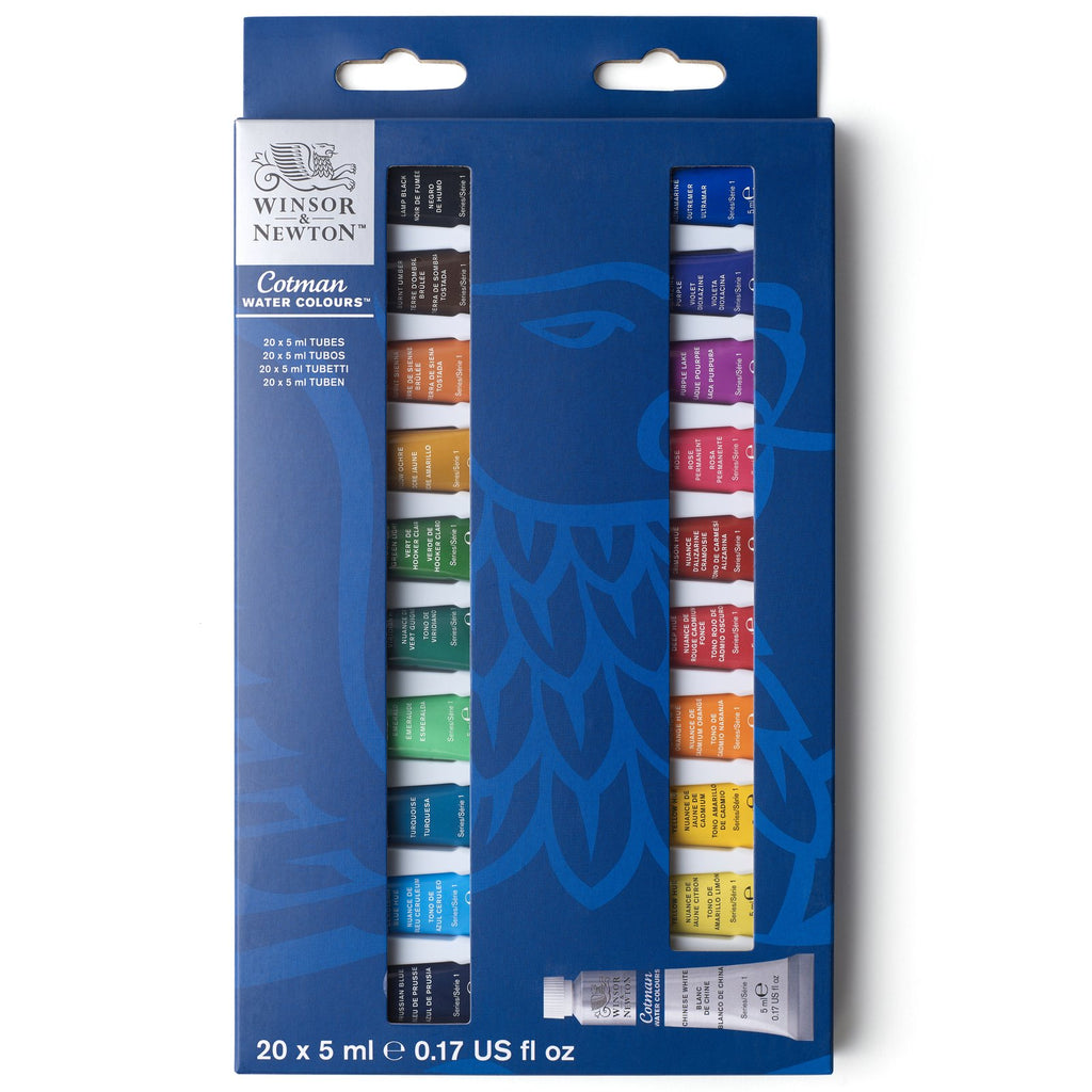 Set Inicial Acuarela Cotman Winsor & Newton 20x5ml