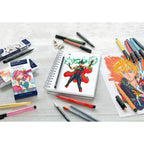 Marcador Pitt Artist Pen Manga Shônen Faber-Castell x6 uds.