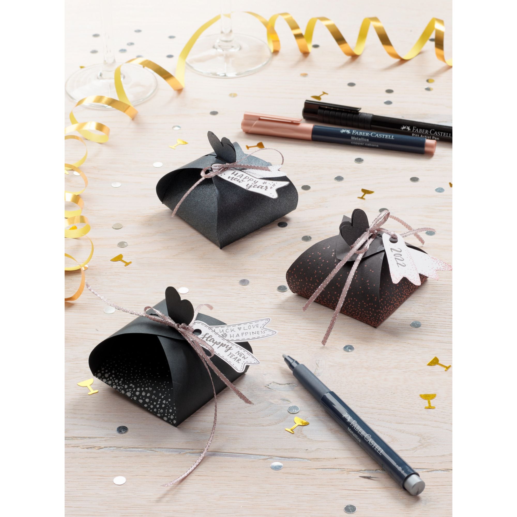 Marcadores Metalicos Faber-Castell x6 Colores