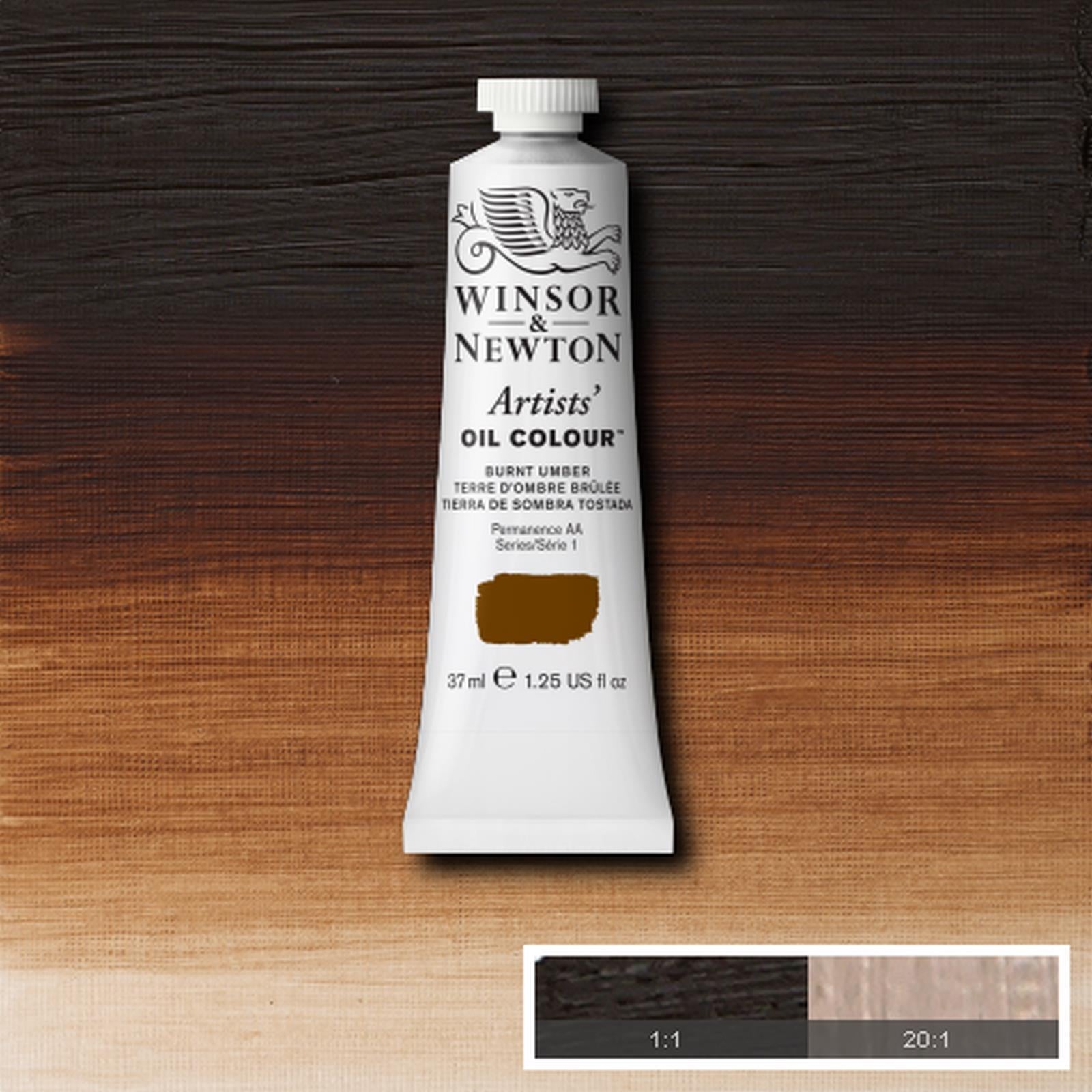 Oleo Artist Winsor & Newton 37ml - Varios Colores Pardo De Granza