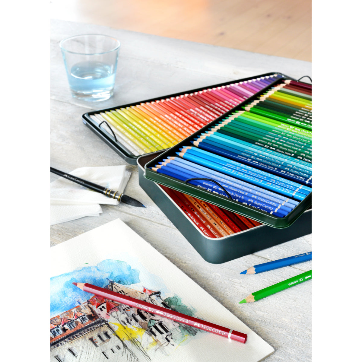 Lápices Colores Acuarelables A.Dürer Faber-Castell x120