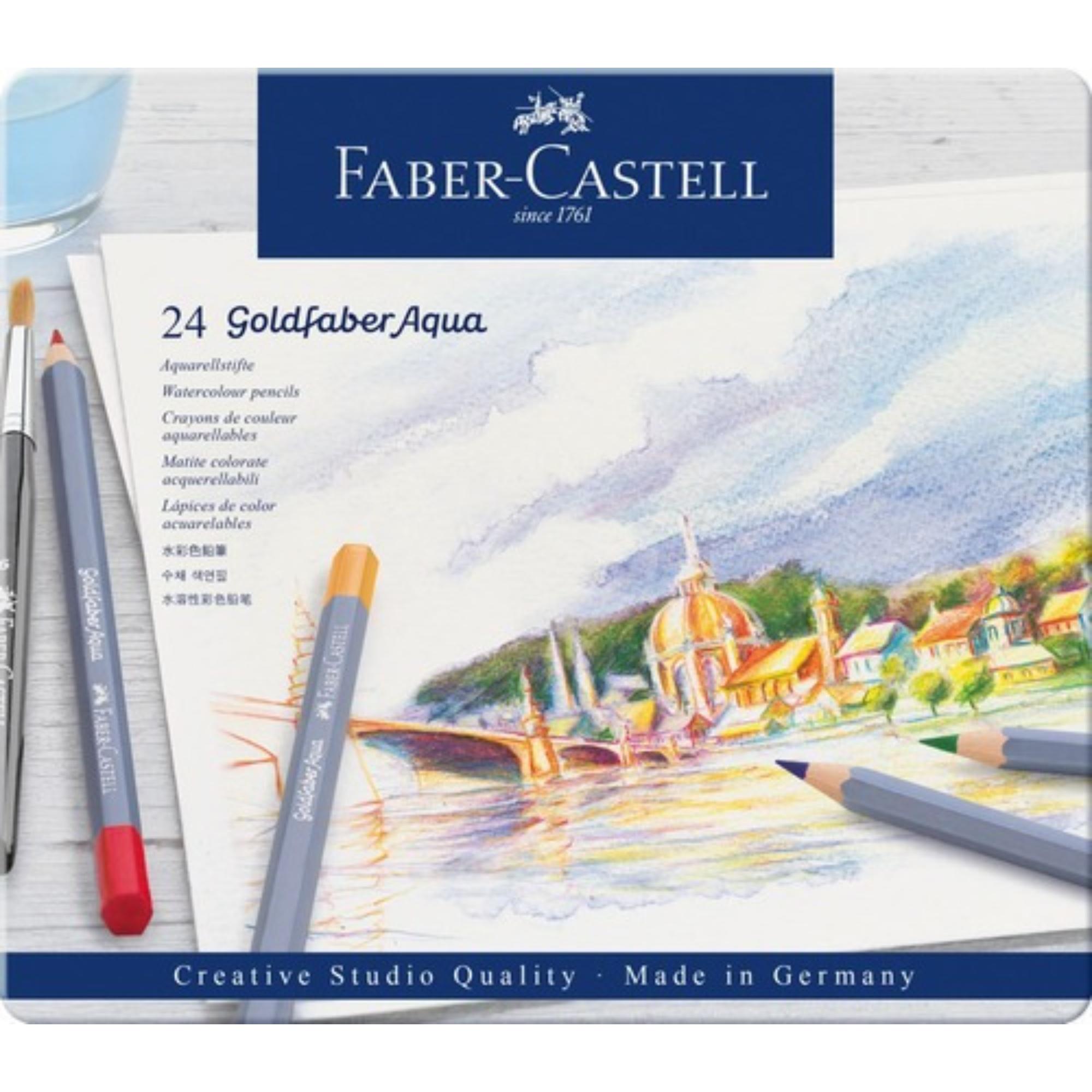Lápiz Acuarelable Goldfaber Faber-Castell x24 Colores