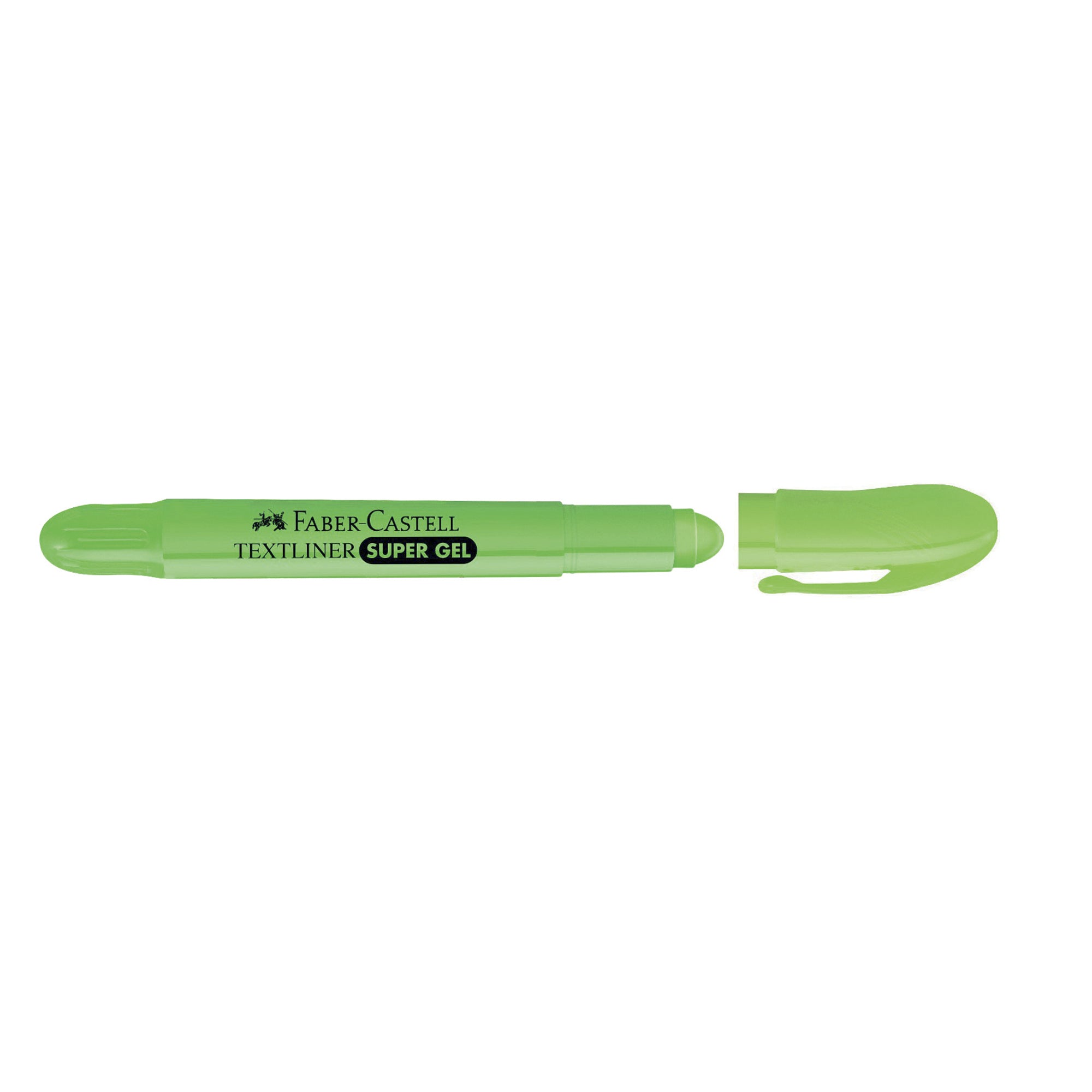 Resaltador Destacador Super Gel 1557 Faber-Castell Verde