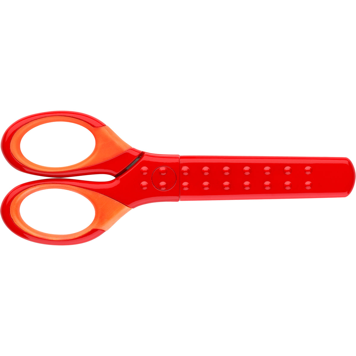 Tijera Escolar Faber-Castell Punta Redonda Grip Roja