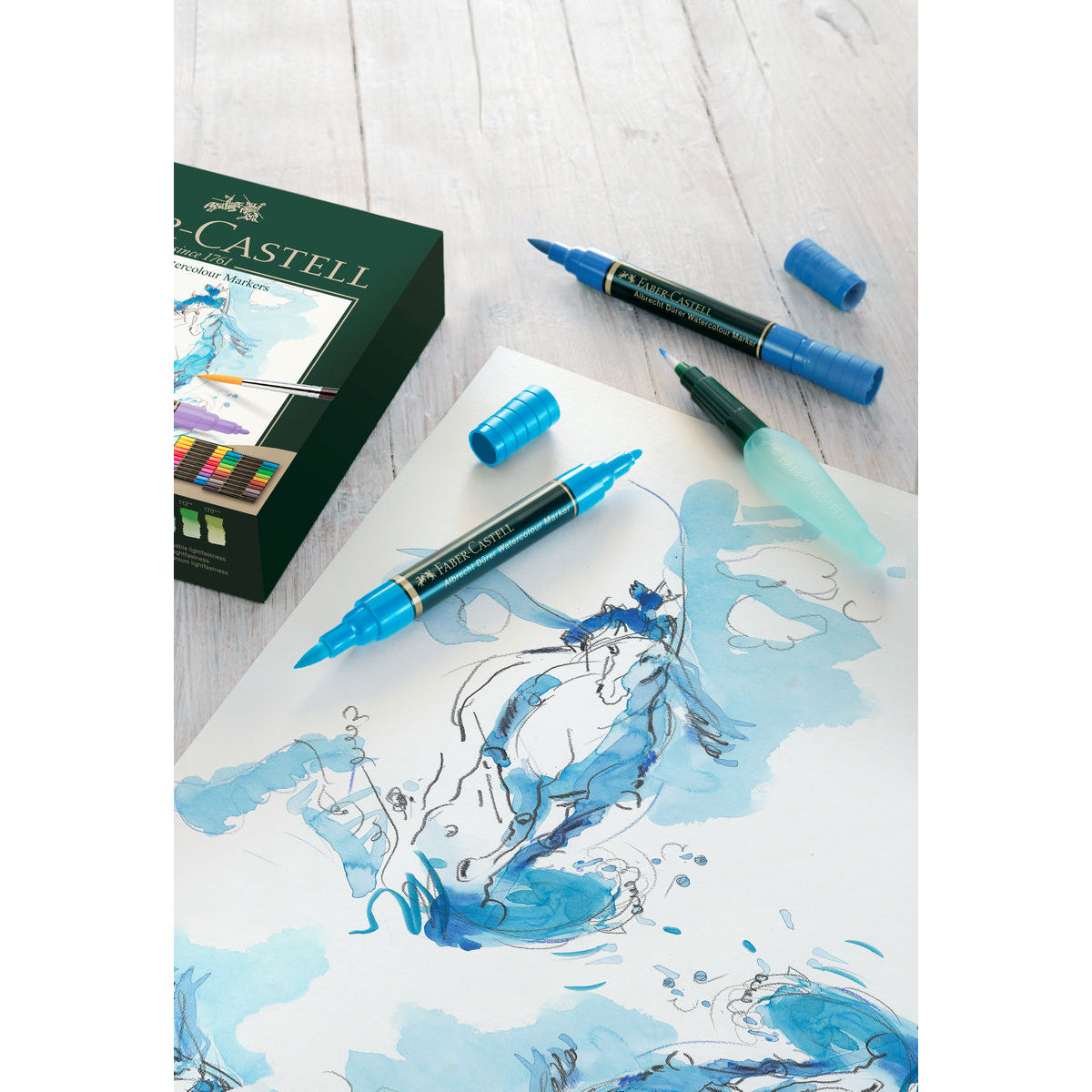 Marcadores Acuarelables A.Dürer Faber-Castell x20 Colores