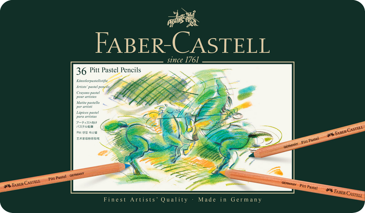 Lápiz Pitt Pastel Estuche Faber-Castell x36 Colores