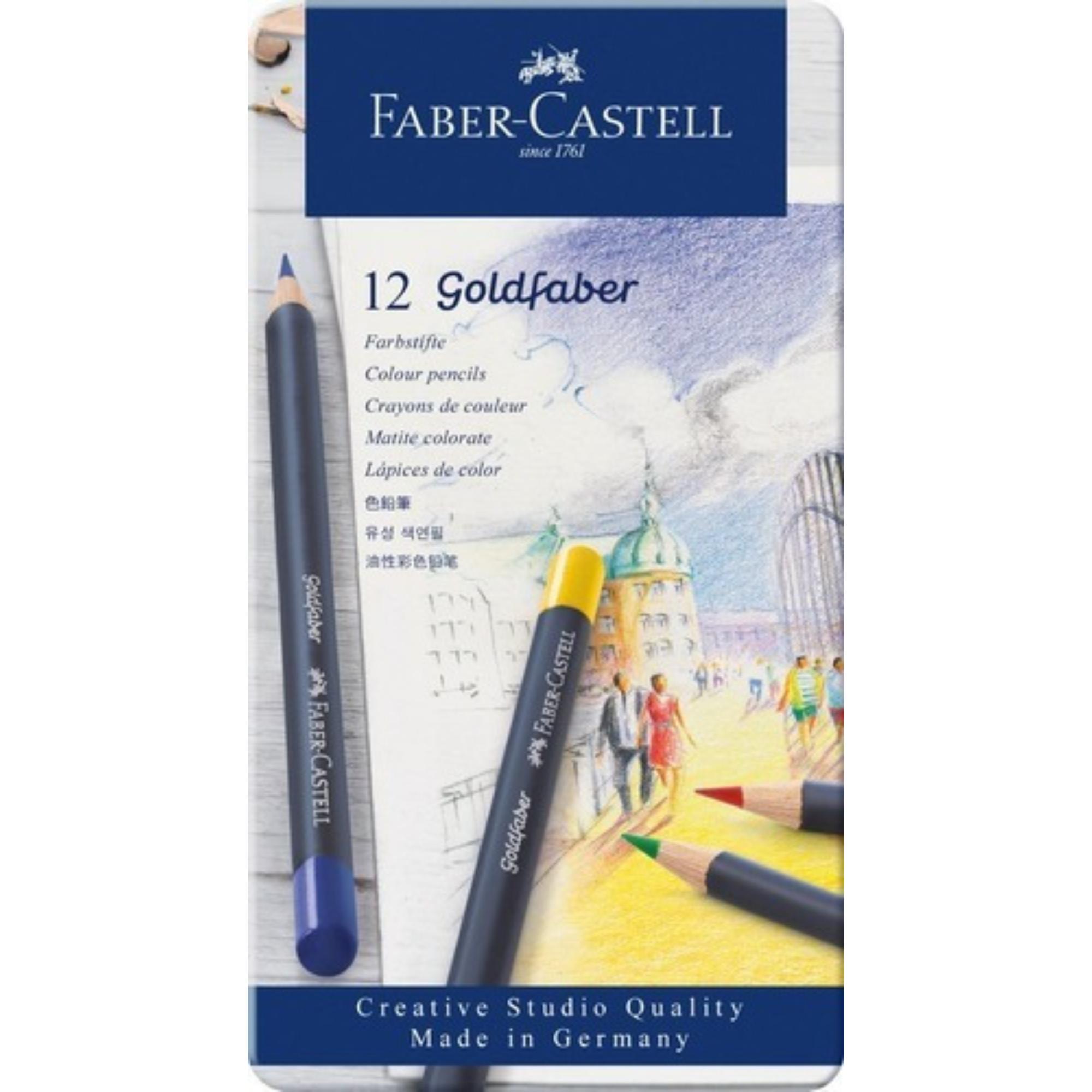 Lápiz De Color Goldfaber Faber-Castell x12 Colores