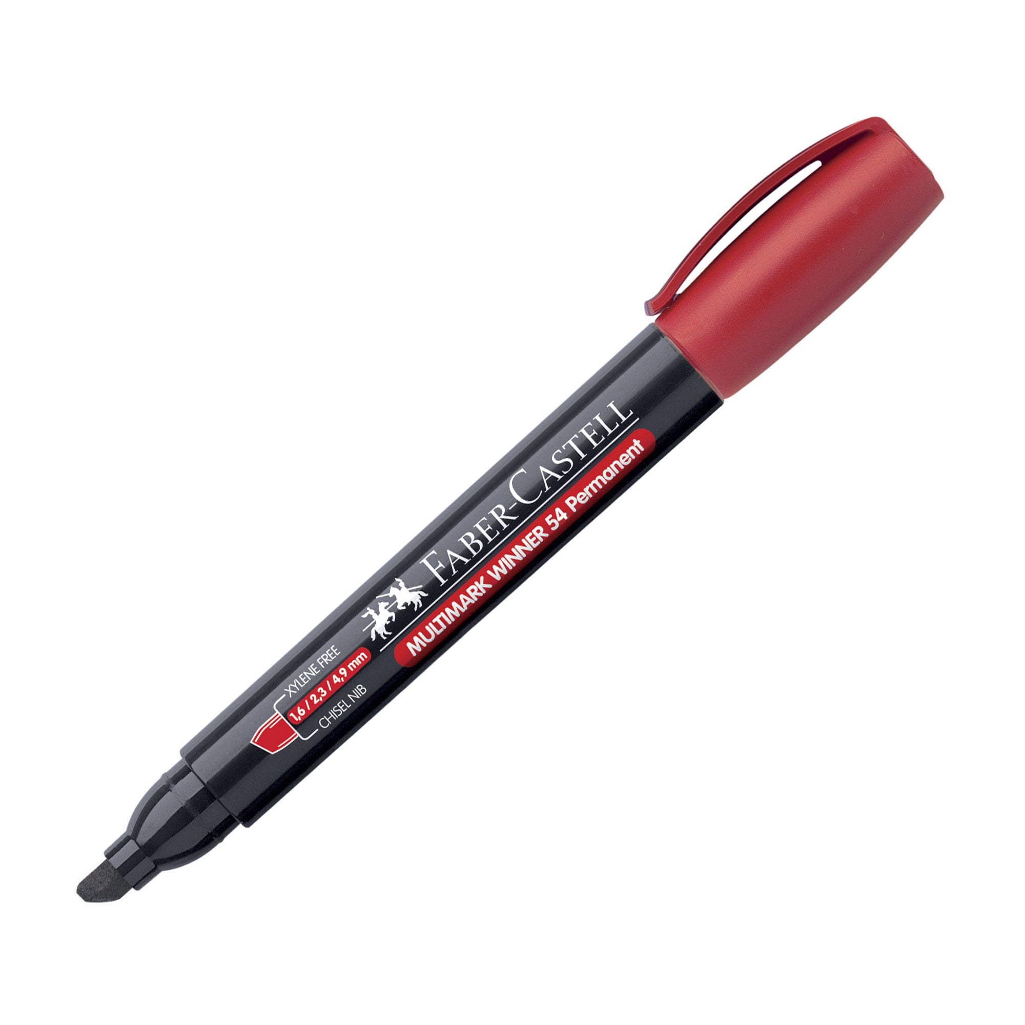 Marcador Multimark Winner 54E Faber-Castell Rojo
