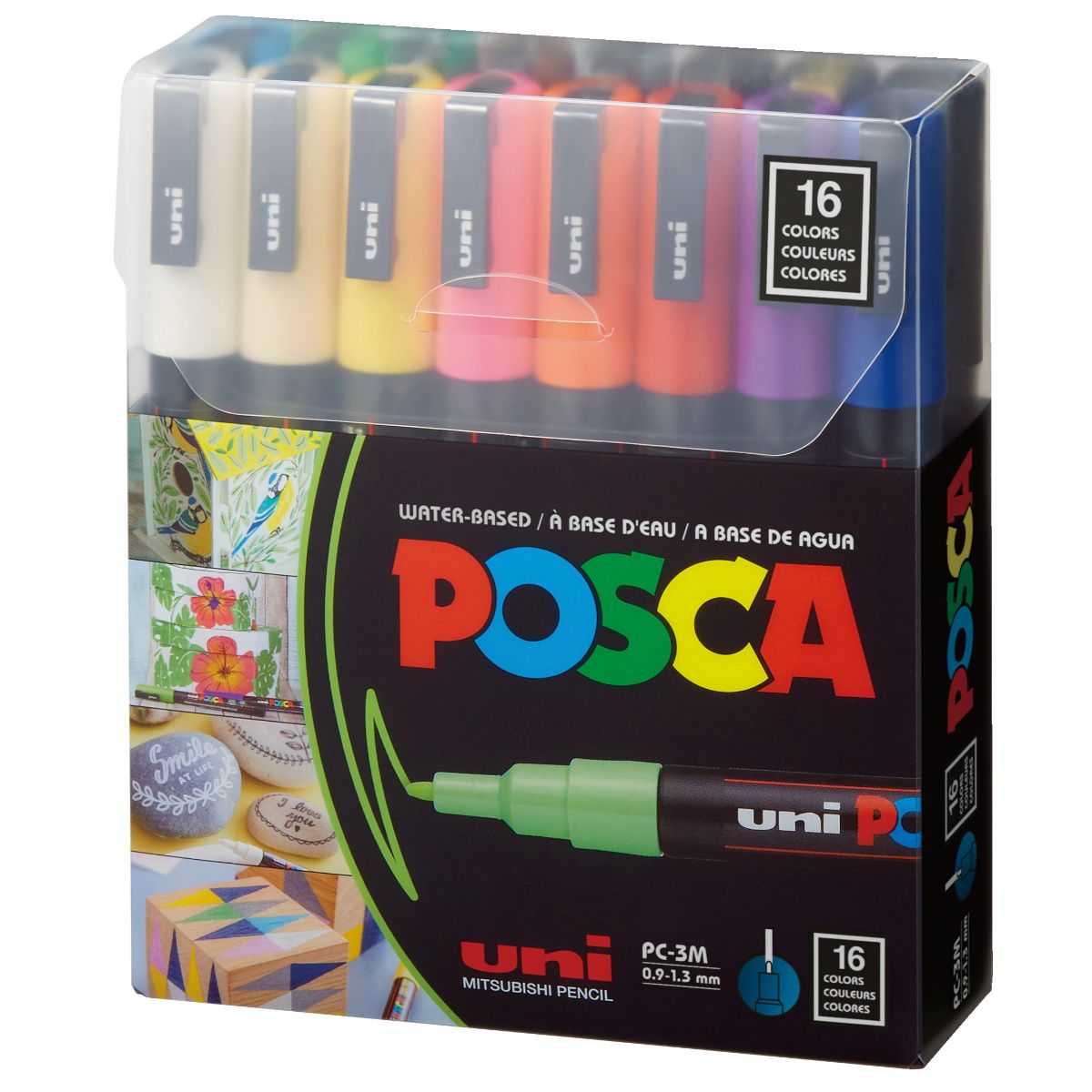 Set Marcadores POSCA 3M 16 Colores