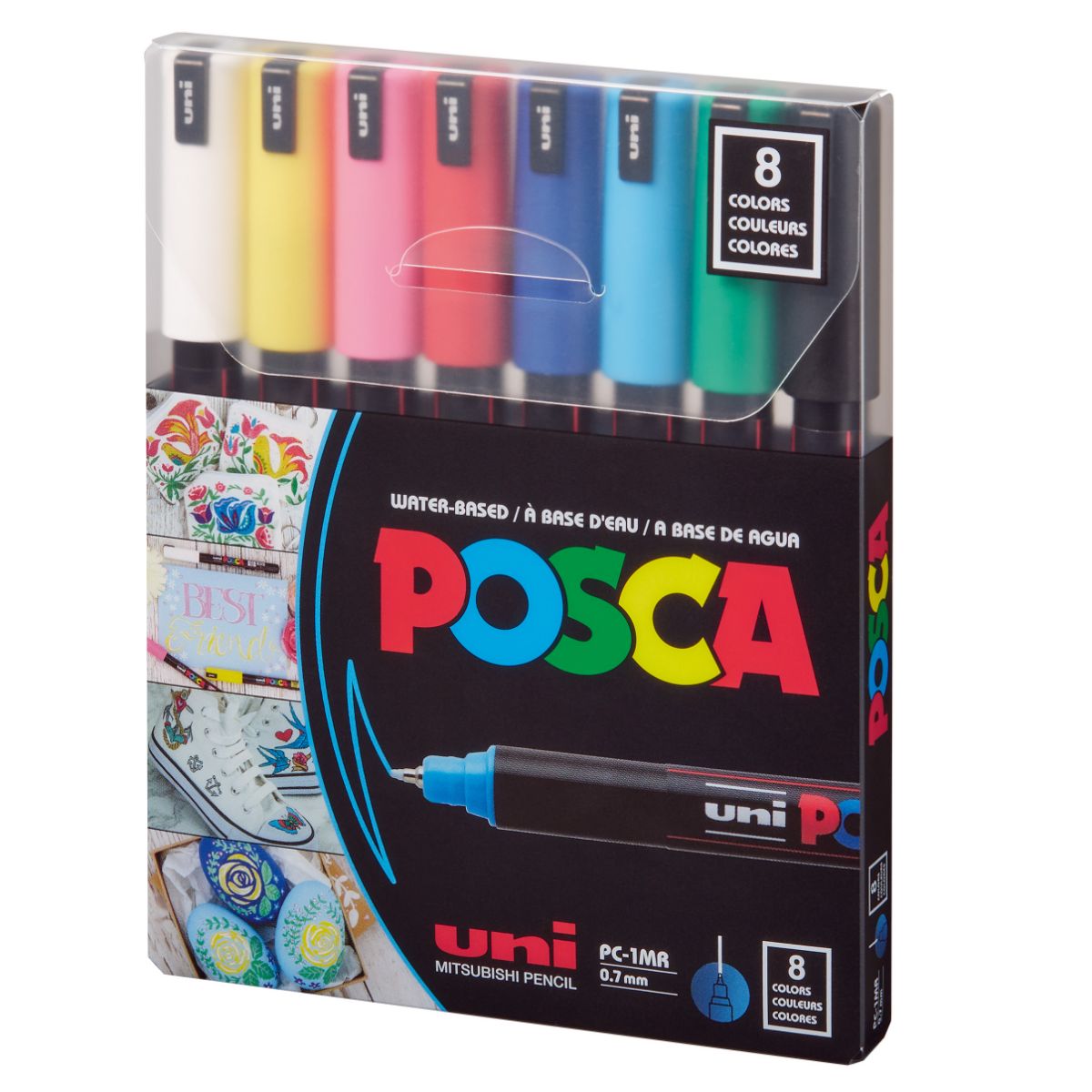Set Marcadores POSCA 1MR 8 Colores