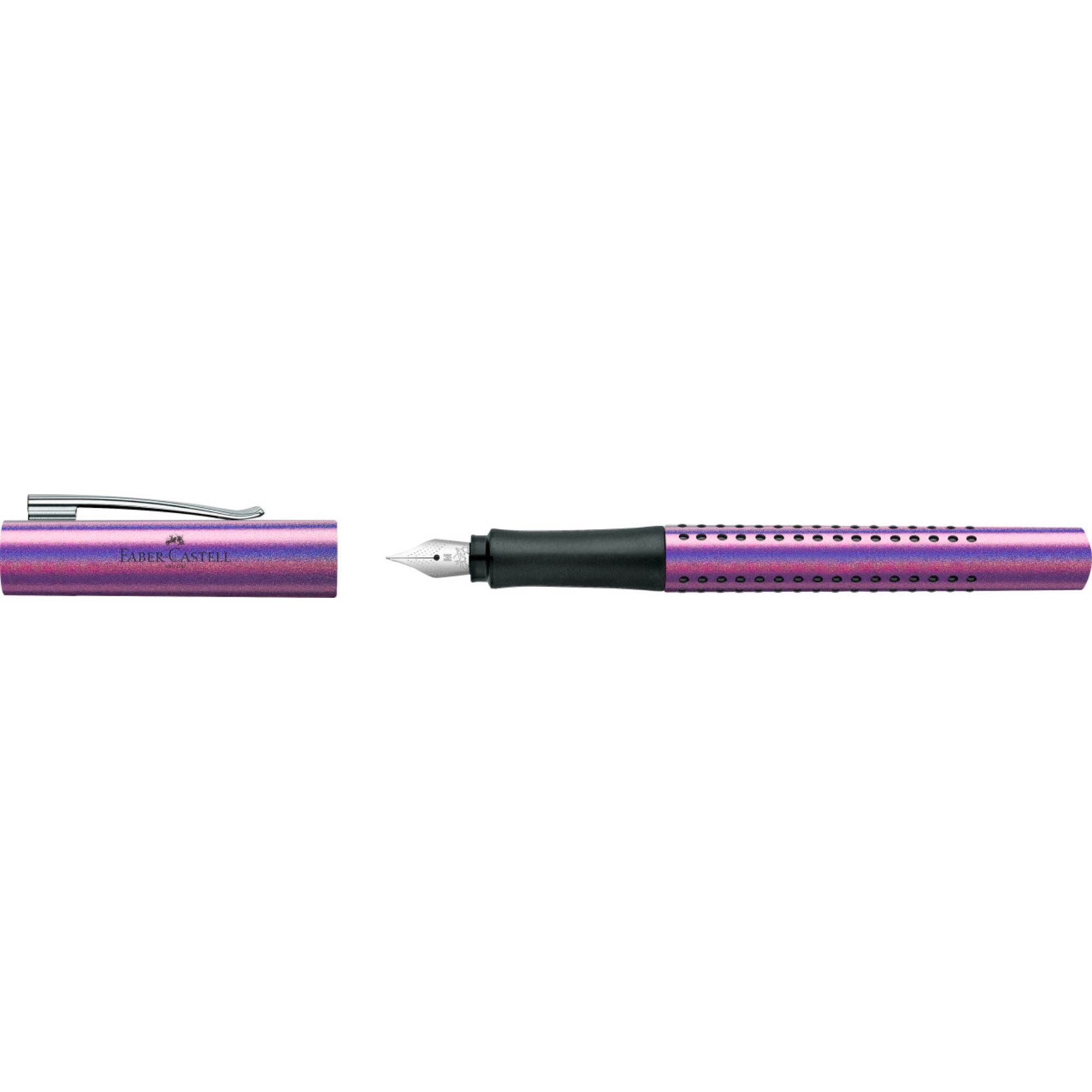 Pluma Estilográfica Grip Edition Faber-Castell M Glam Violet