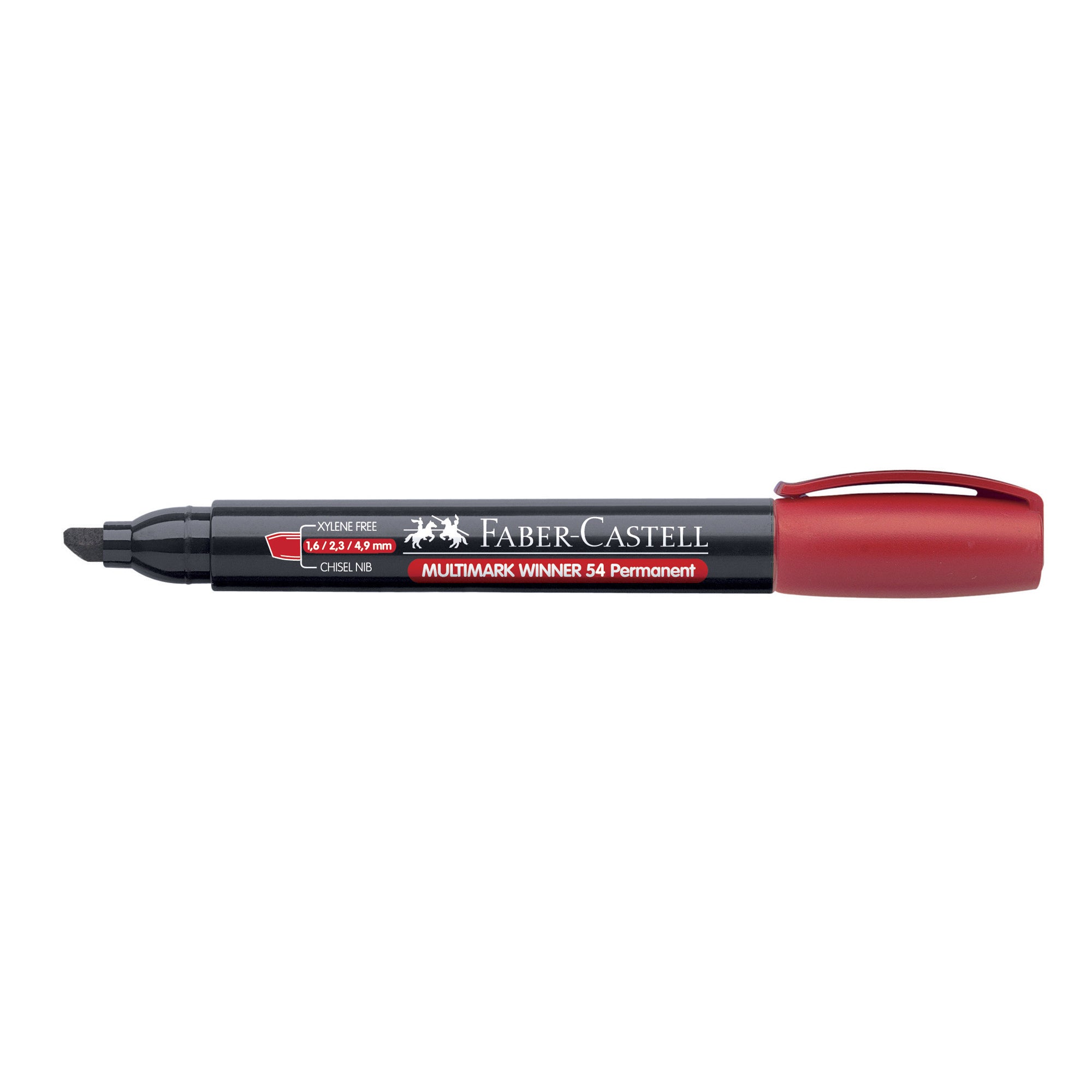 Marcador Multimark Winner 54E Faber-Castell Rojo