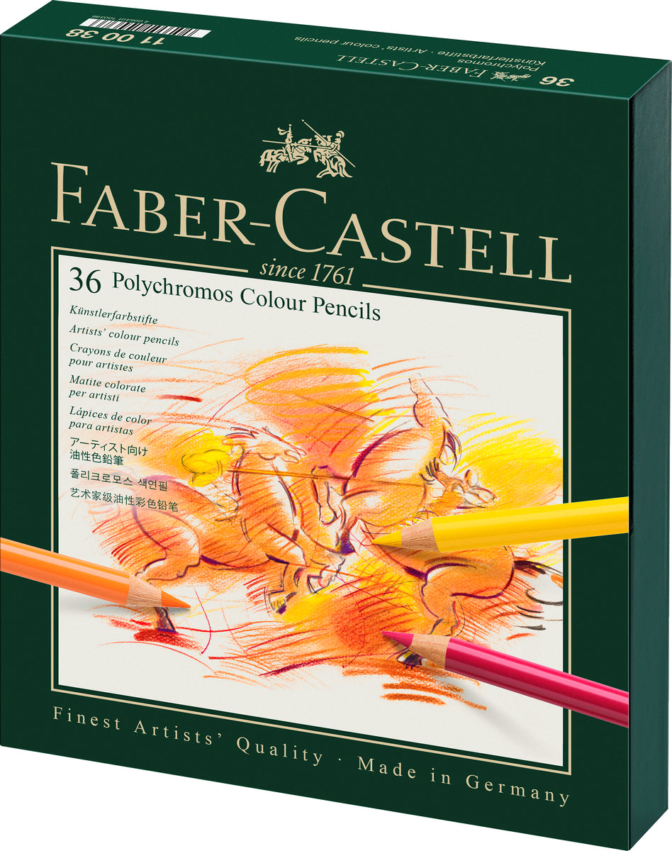 Lápiz Polychromos Estudio Faber-Castell x36 Colores