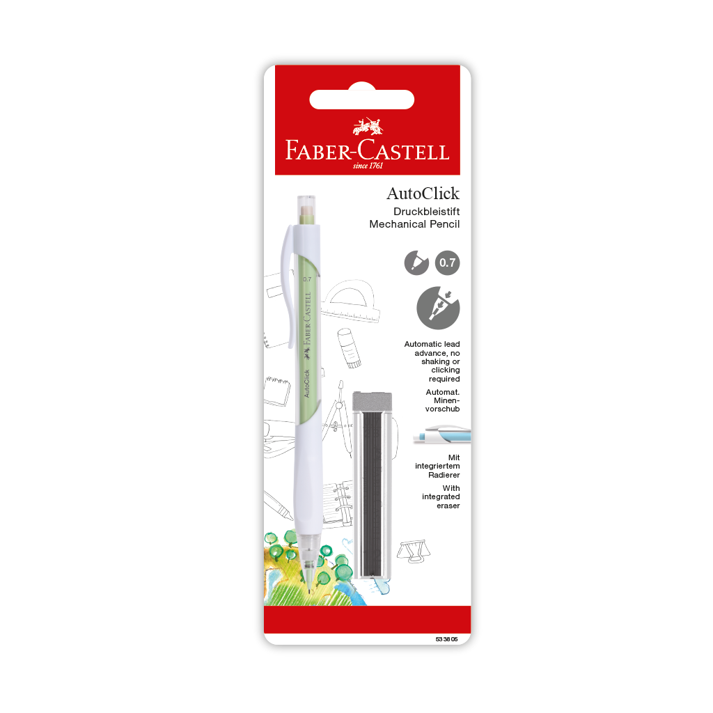 Portamina Autoclick Faber-Castell 0.7mm Color Pastel