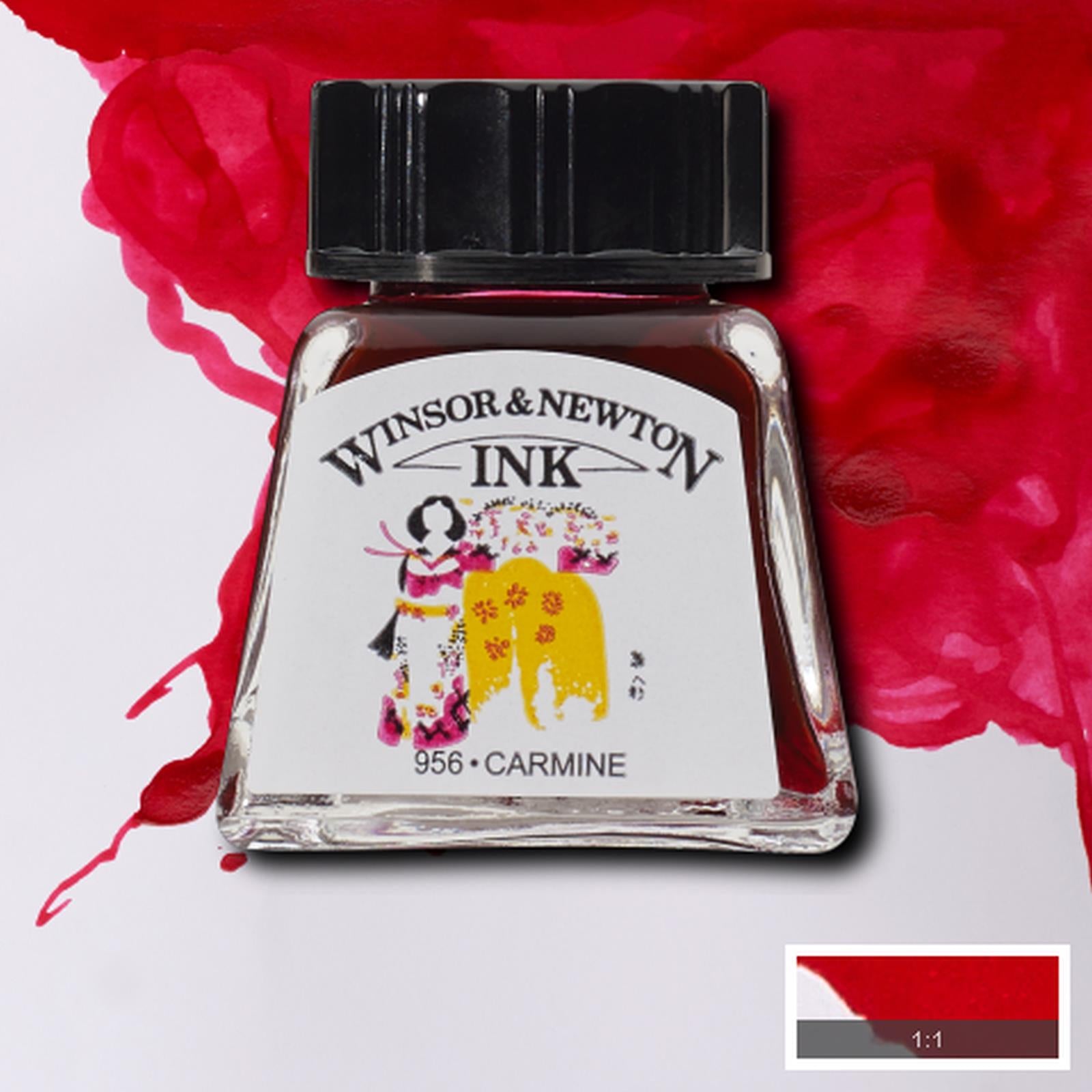 Tinta Para Dibujo Winsor & Newton 14ml - Varios Colores Negro
