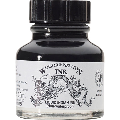 Tinta Para Dibujo Negro Winsor & Newton 30ml