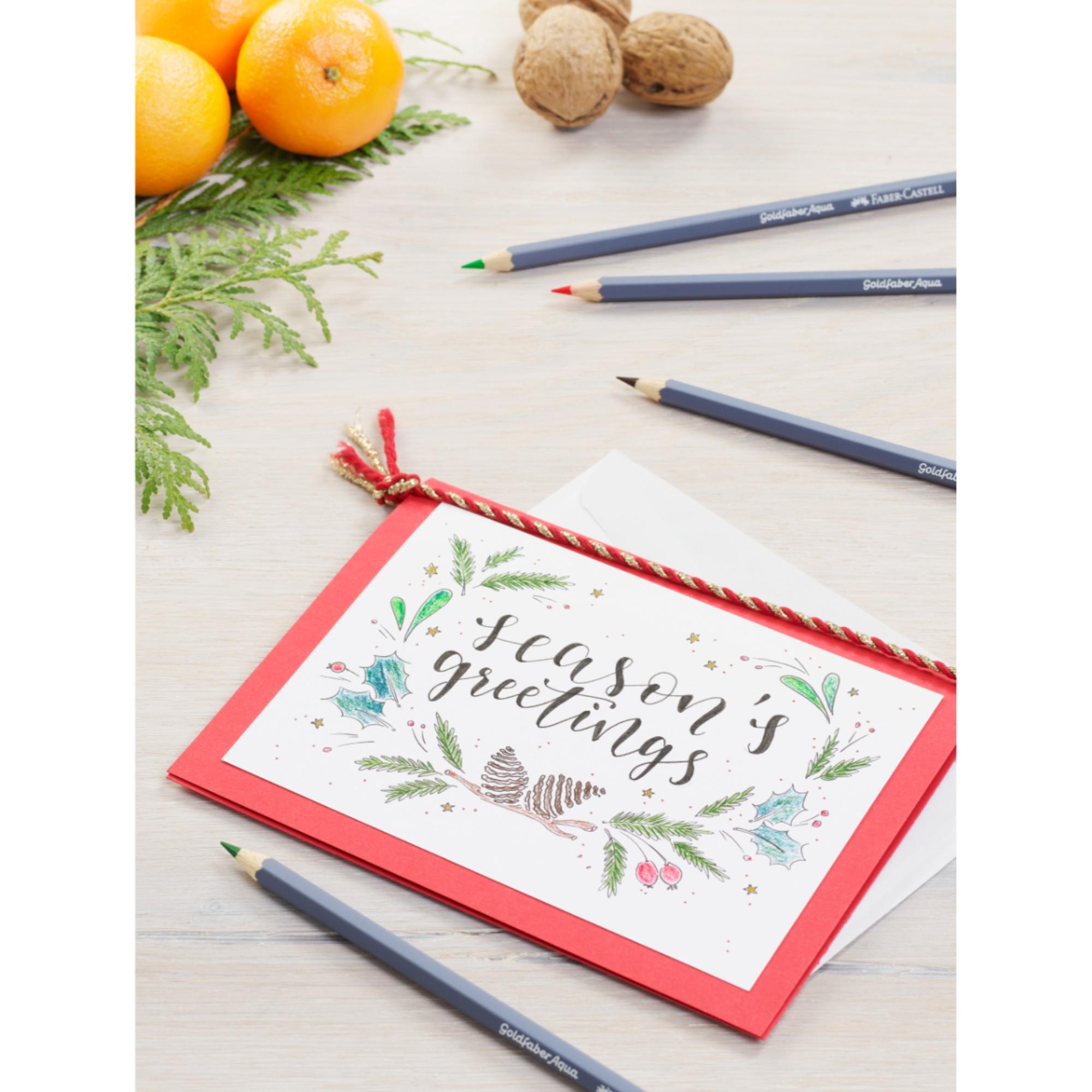 Lápiz Acuarelable Goldfaber Faber-Castell x12 Colores