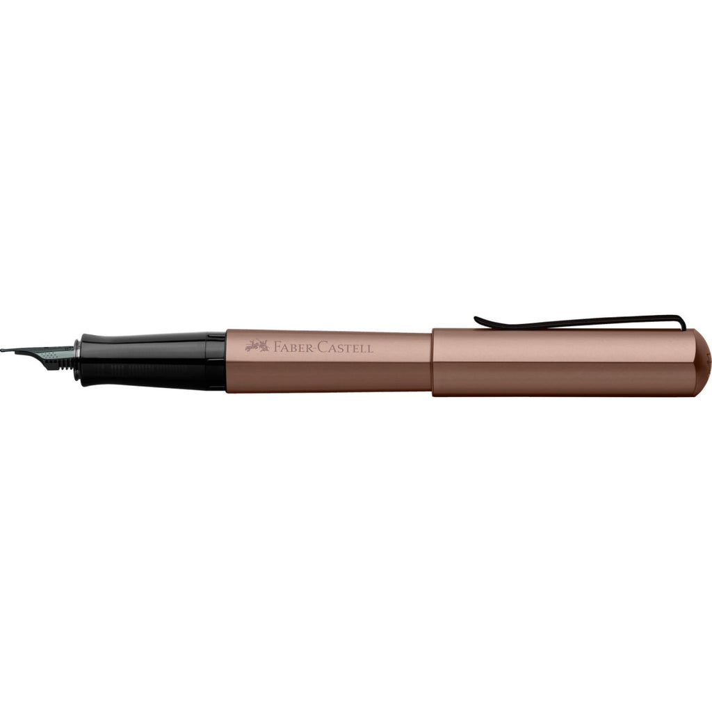 Pluma Estilográfica Hexo Faber-Castell Bronce