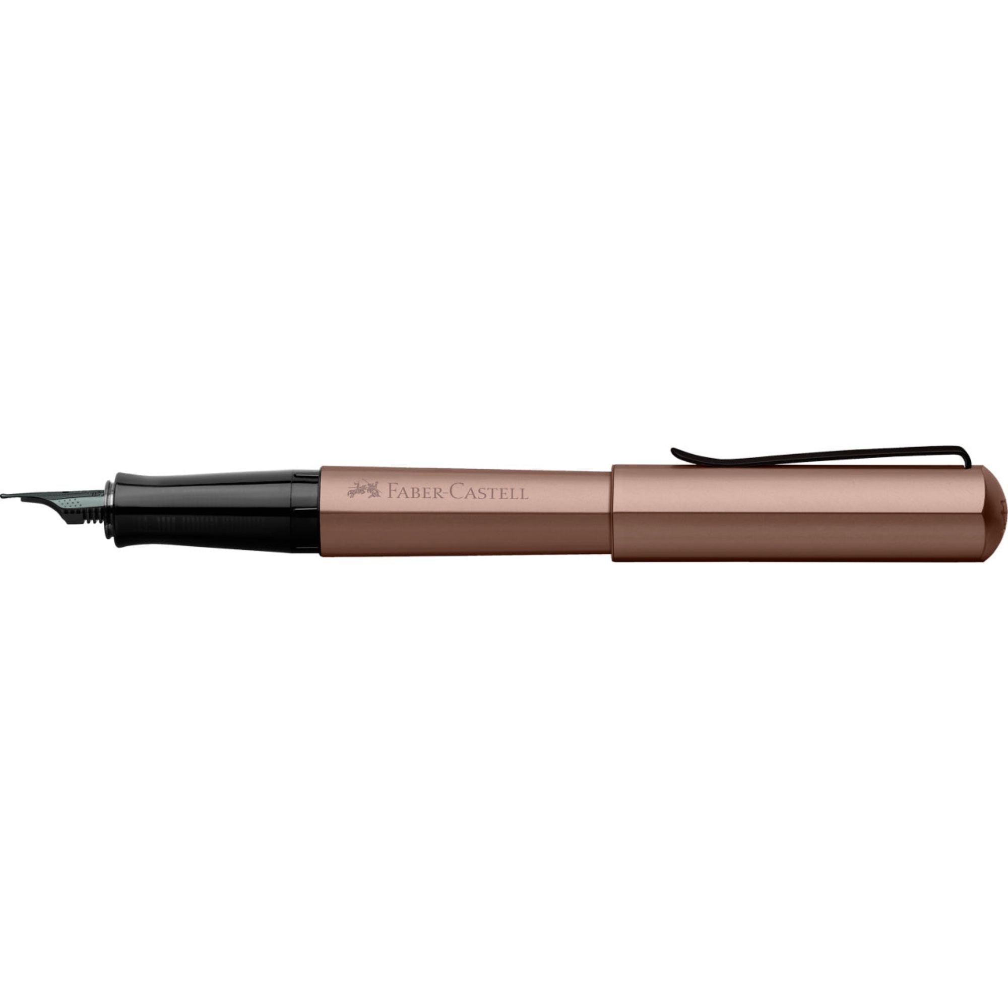 Pluma Estilográfica Hexo Faber-Castell Bronce
