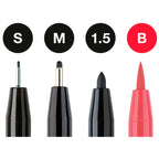 Marcador Lettering Tonos Rojos Faber-Castell x4 uds.