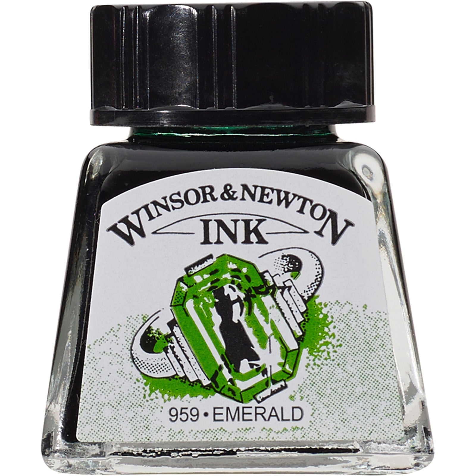 Tinta Para Dibujo Winsor & Newton 14ml - Varios Colores Negro
