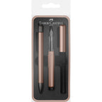 Set De Regalo Pluma Estilografica Faber-Castell Bronce