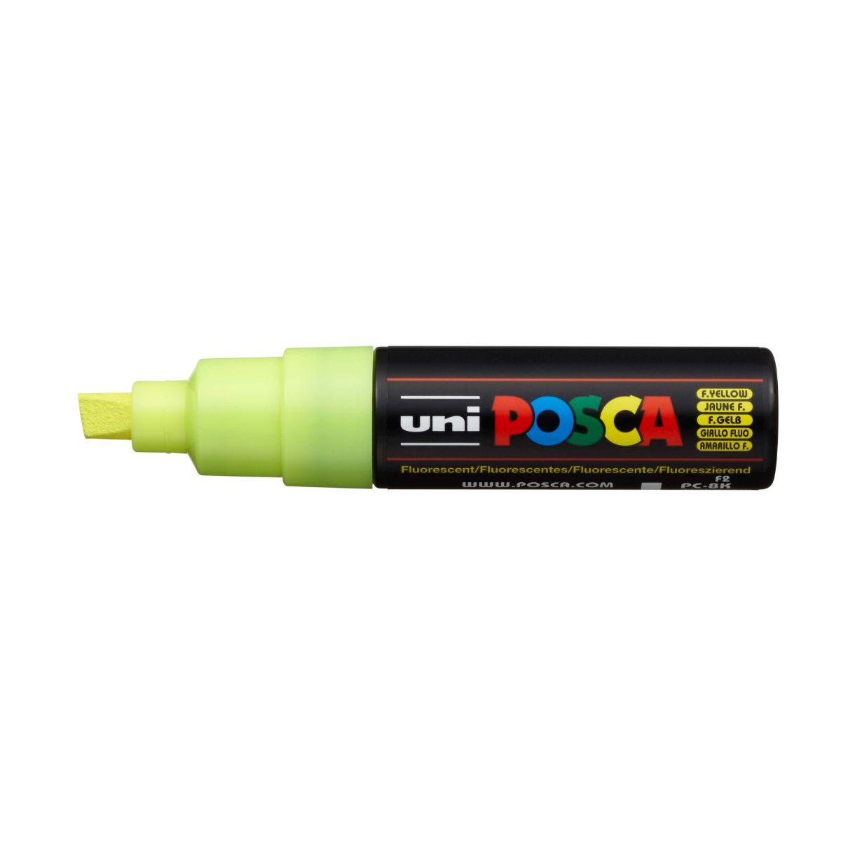 Marcador POSCA 8K - Varios Colores Amarillo Fluorescente