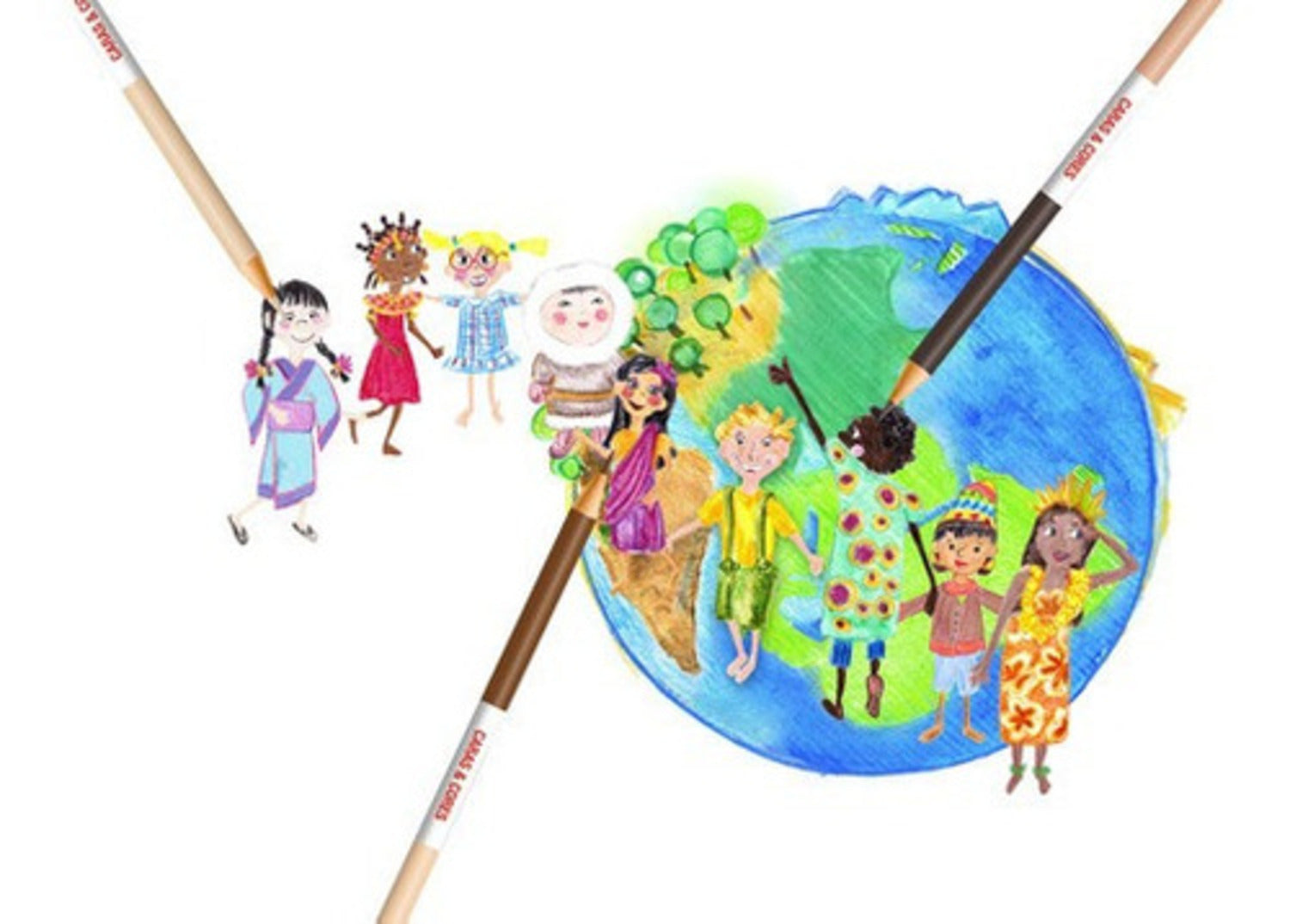 Lápices De Colores Caras Y Colores Faber-Castell x18 Colores