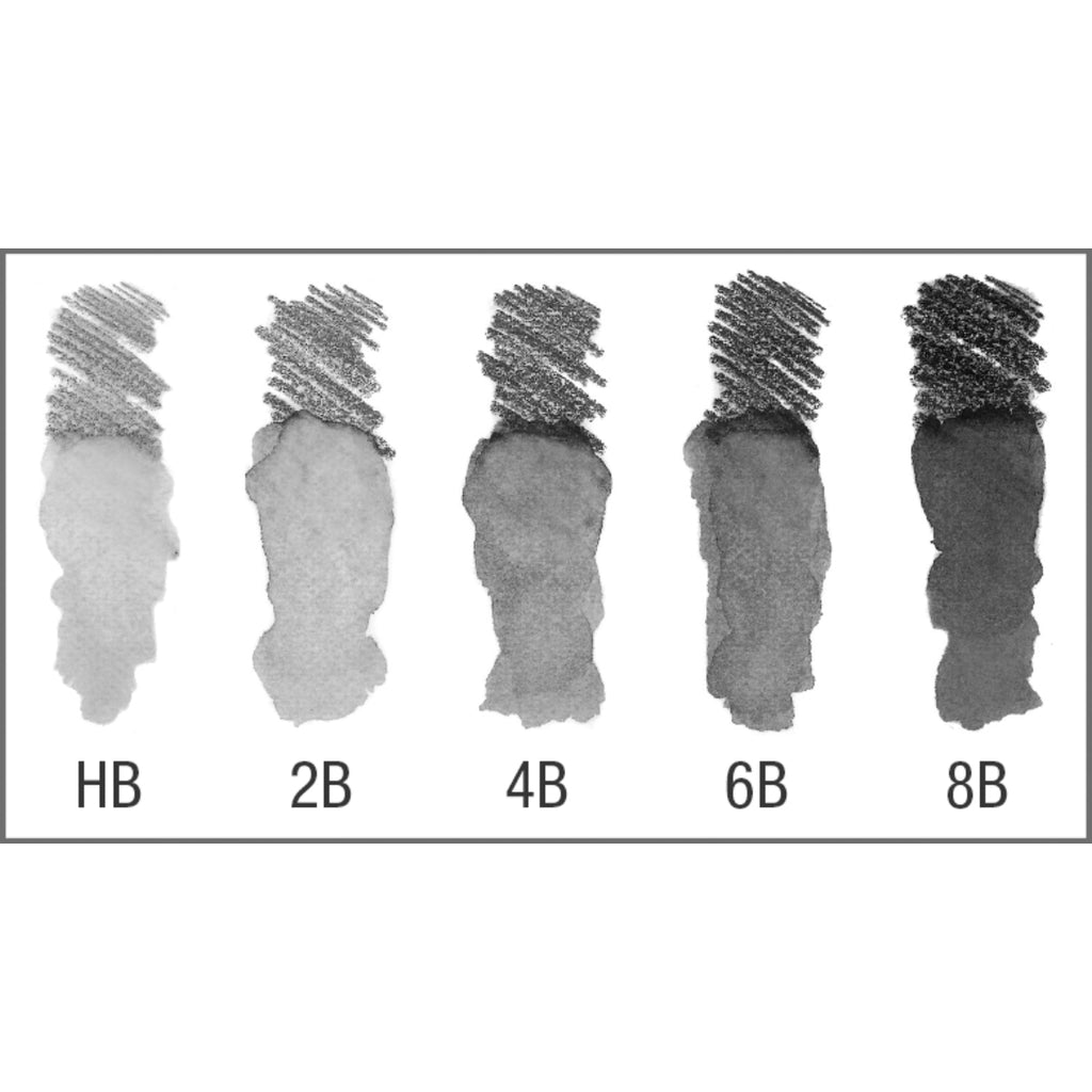 Lápiz Grafito Graphite Aquarelle Faber-Castell x5 uds.