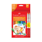 Lápiz De Color Jumbo + 2 Grafitos Faber-Castell