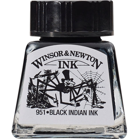 Tinta Para Dibujo Winsor & Newton 14ml - Varios Colores Negro