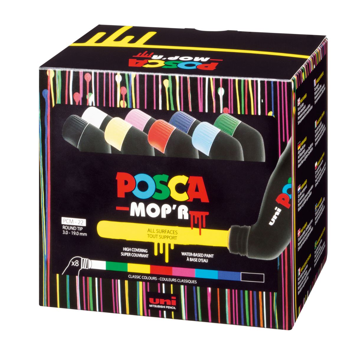 Set Marcadores POSCA Mop'r PC-22 8 Colores