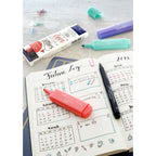 Marcador Lettering Tonos Rojos Faber-Castell x4 uds.