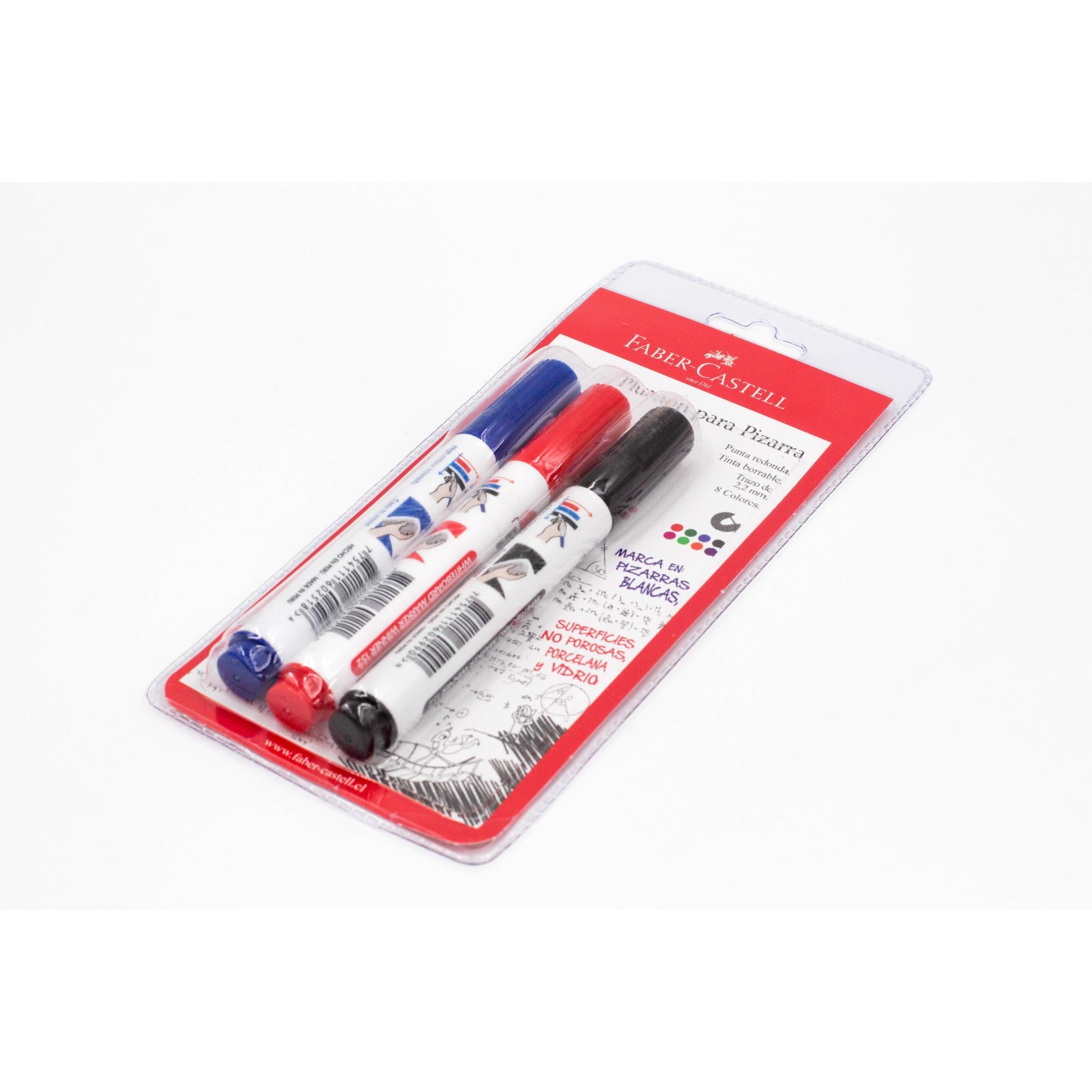 Marcadores para Pizarra Winner 152 Faber-Castell x3 Colores