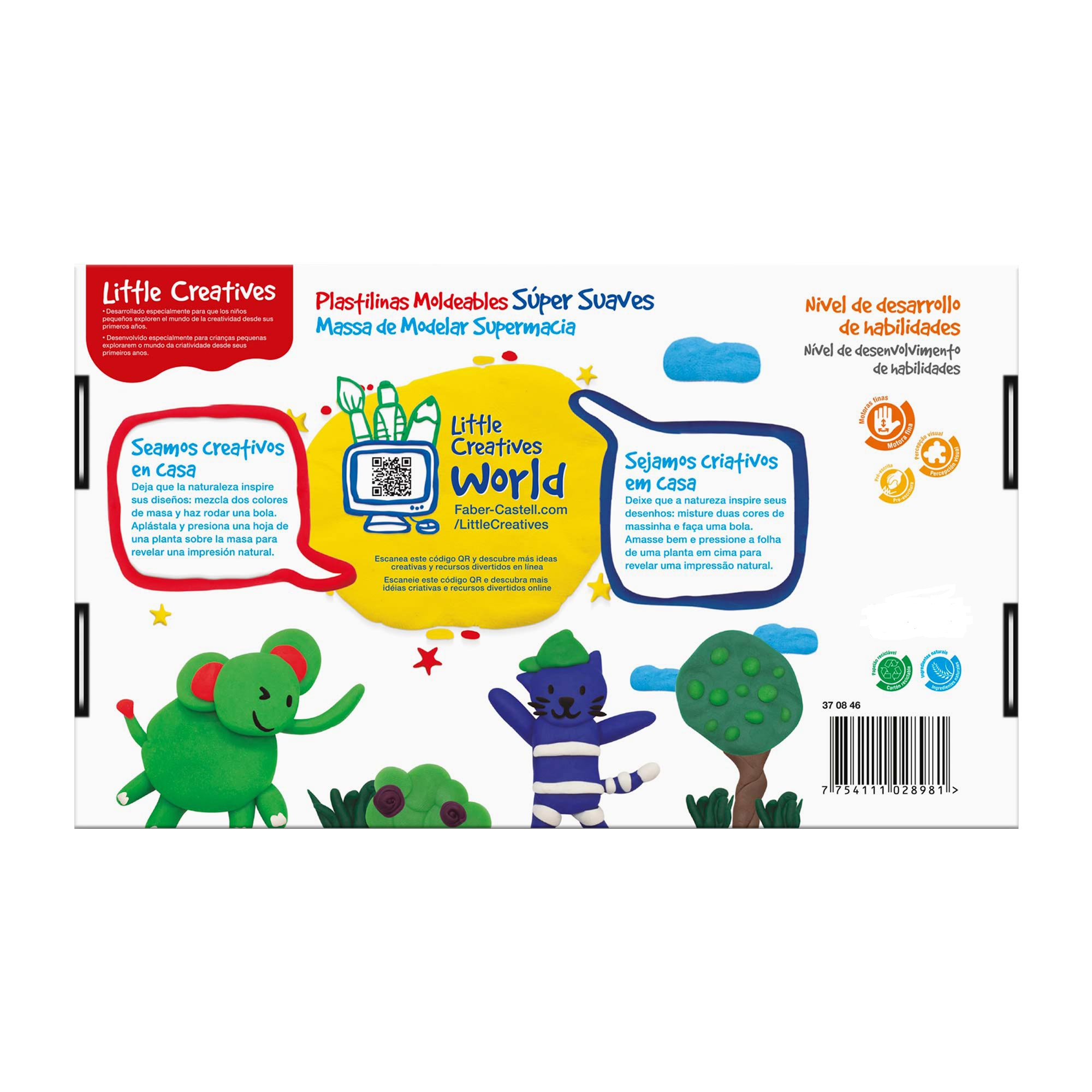 Plastilina Suave Faber-Castell Little Creatives x12 Colores