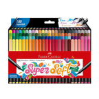 Marcadores Super Soft Faber Castell Estuche Cartón 100 Un