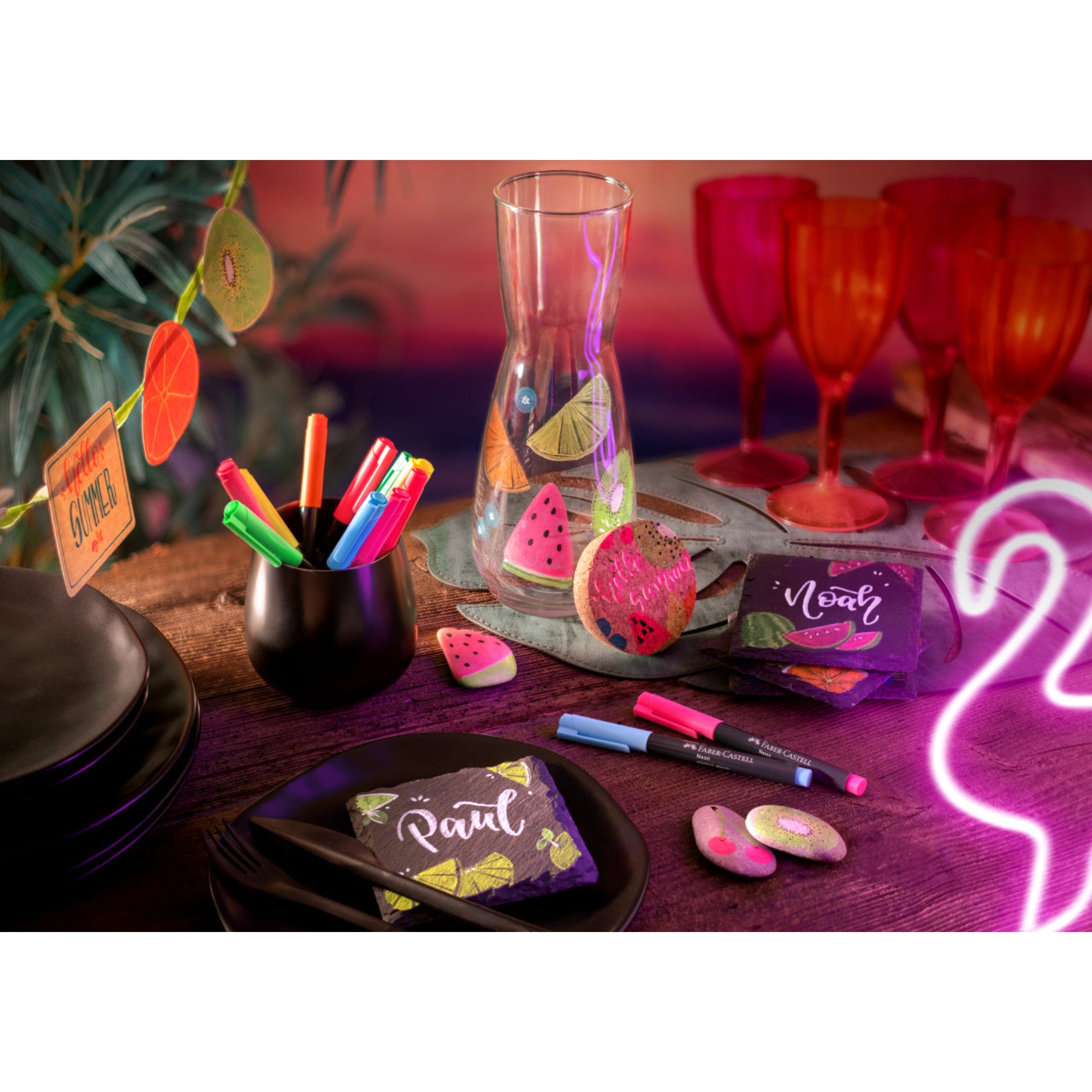 Marcadores Neon Faber-Castell x6 Colores